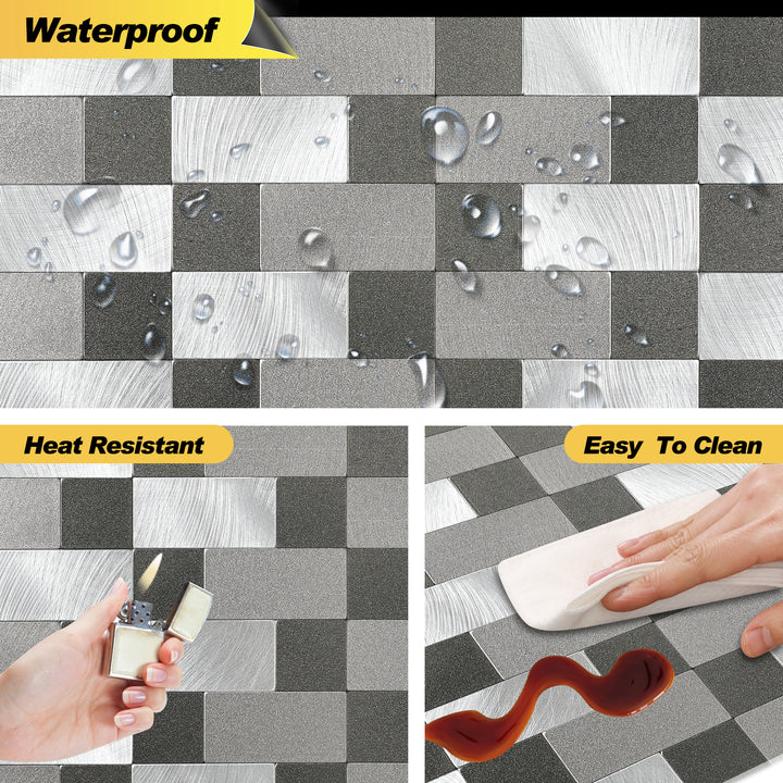 metal tile backsplash performance