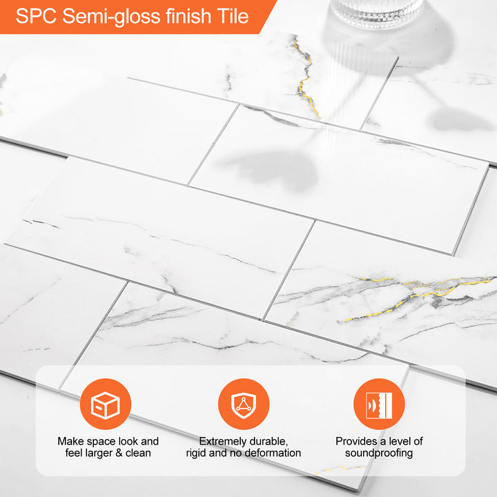 SPC Semi-gloss finish Tile