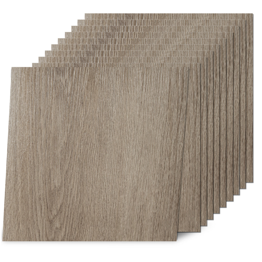 Pecan Tan Peel and Stick Floor Tile