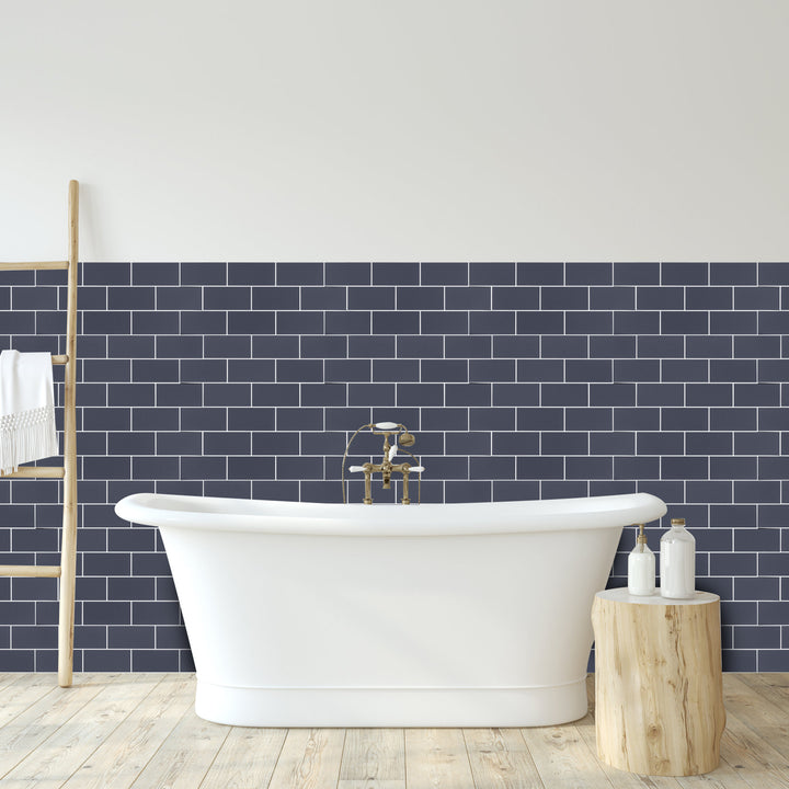 peel and stick subway backsplahs for bathroom