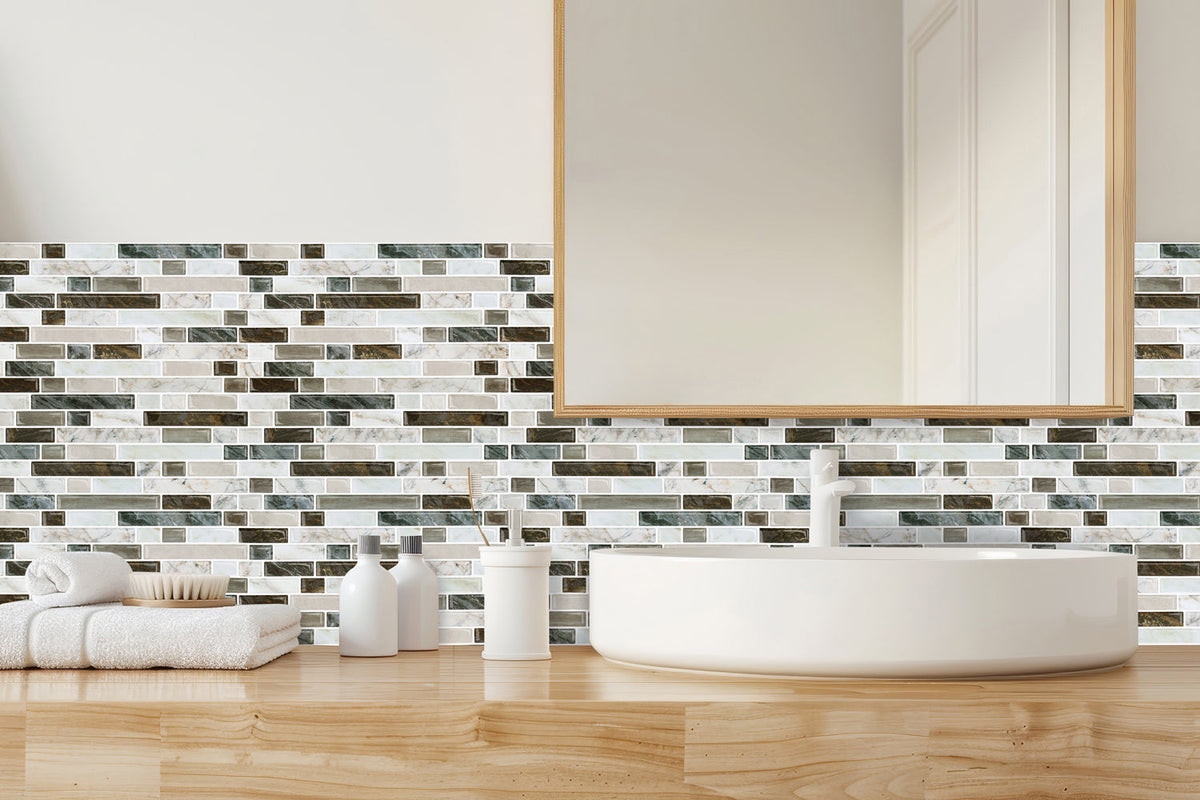peel and stick tile for bathroom