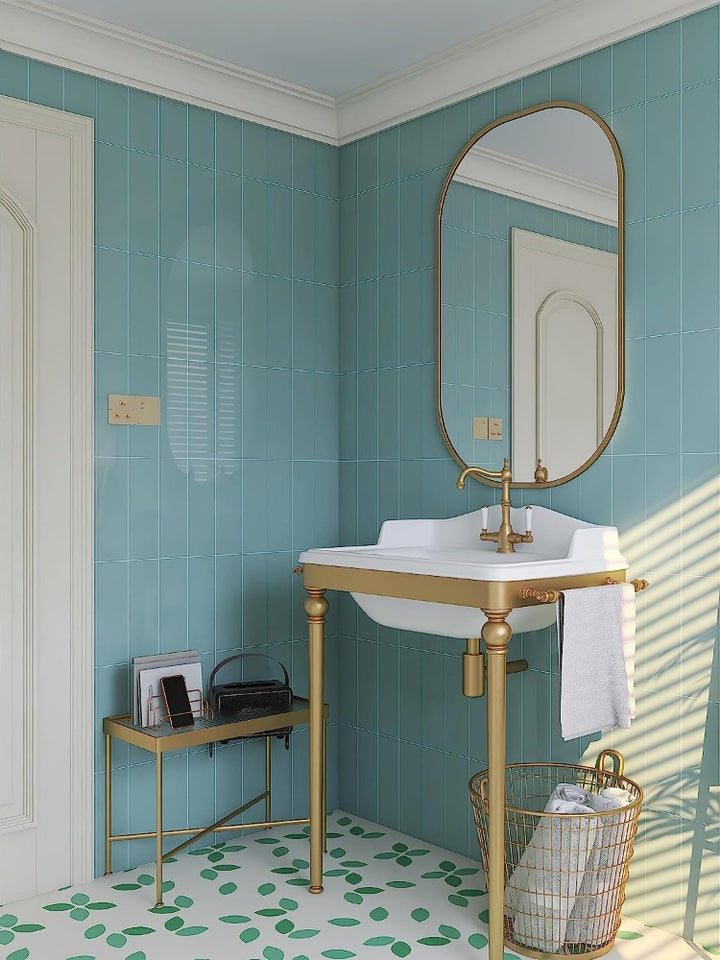 olid Color Backsplash Tiles For Bathroom