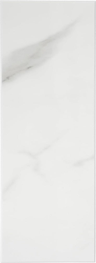Matte Calacatta Peel and Stick Stone Tile
