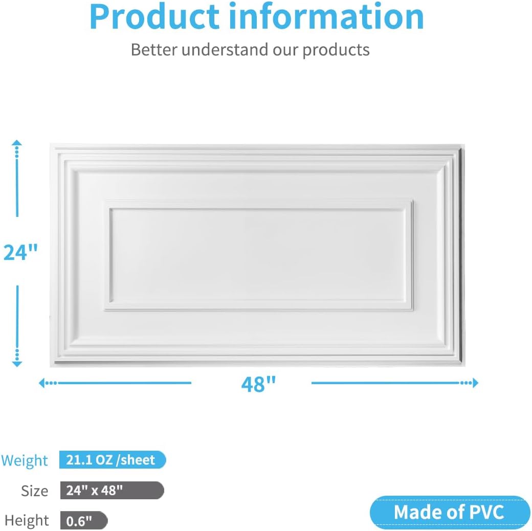 ceiling tile size