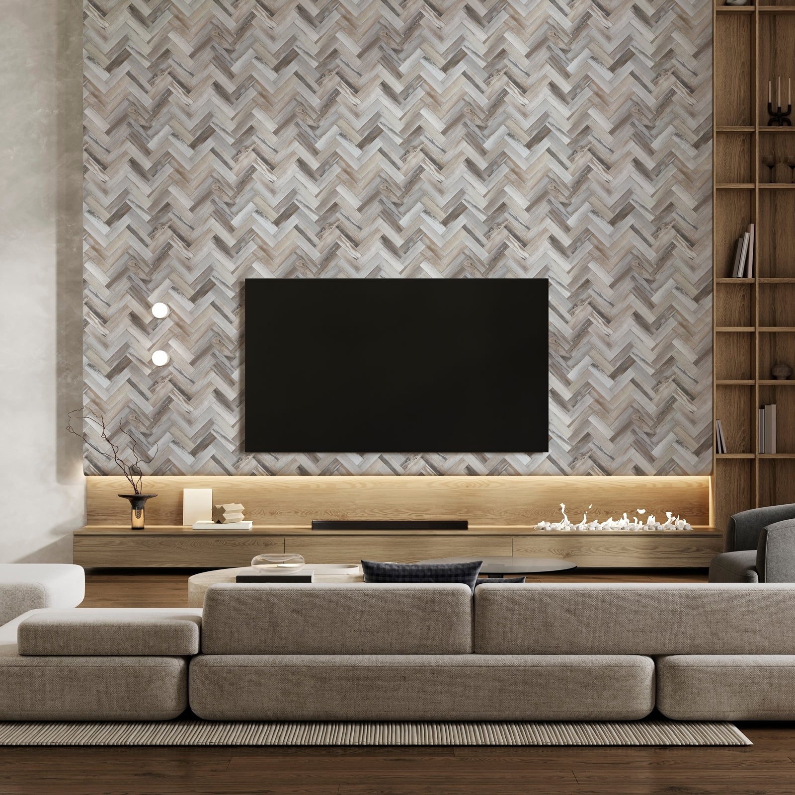Sophisticated look in the living room