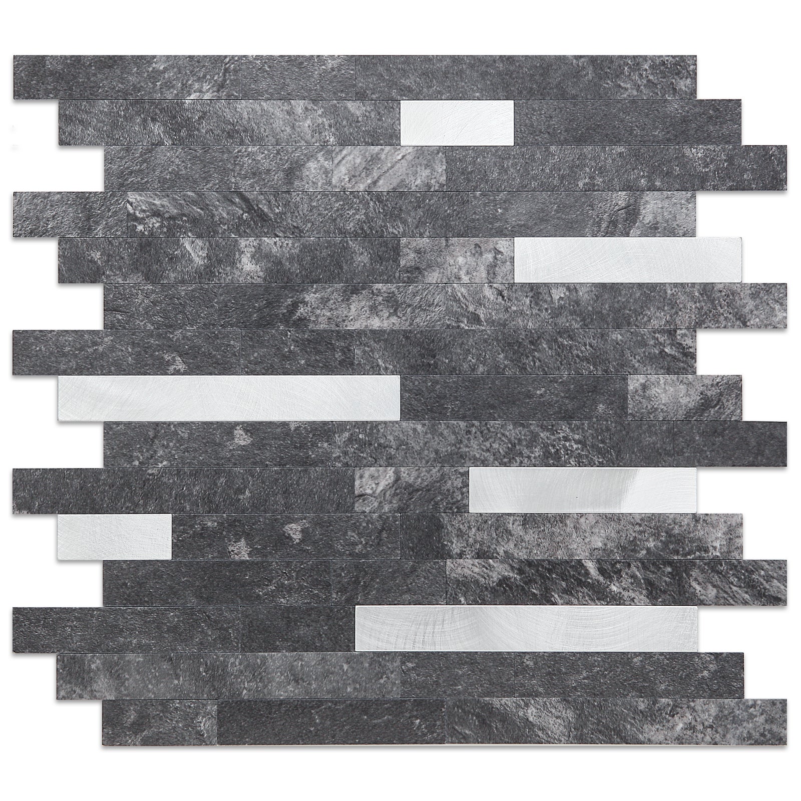 Dark Black Peel and Stick Backsplash