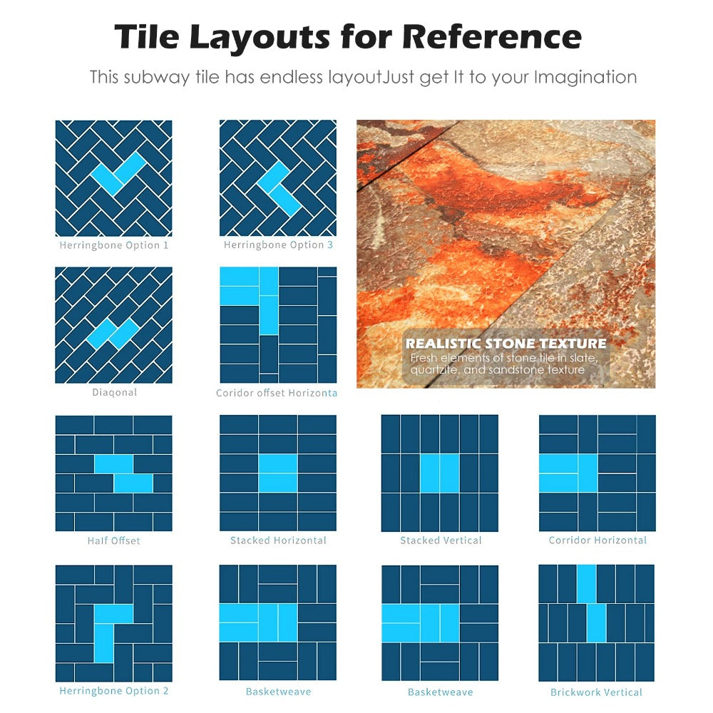 tile layouts for reference