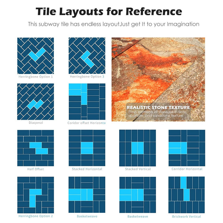 tile layouts for reference