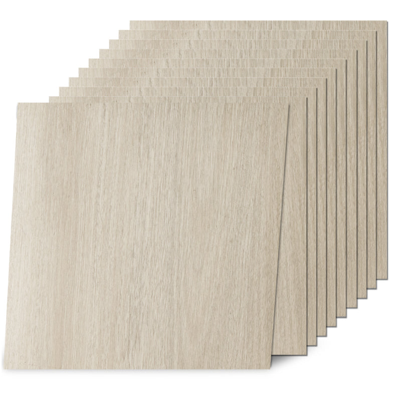 Cream Oak Peel and Stick Floor Tile 