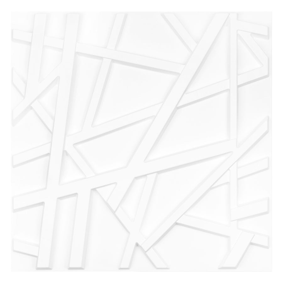 Stripes-White wall panel