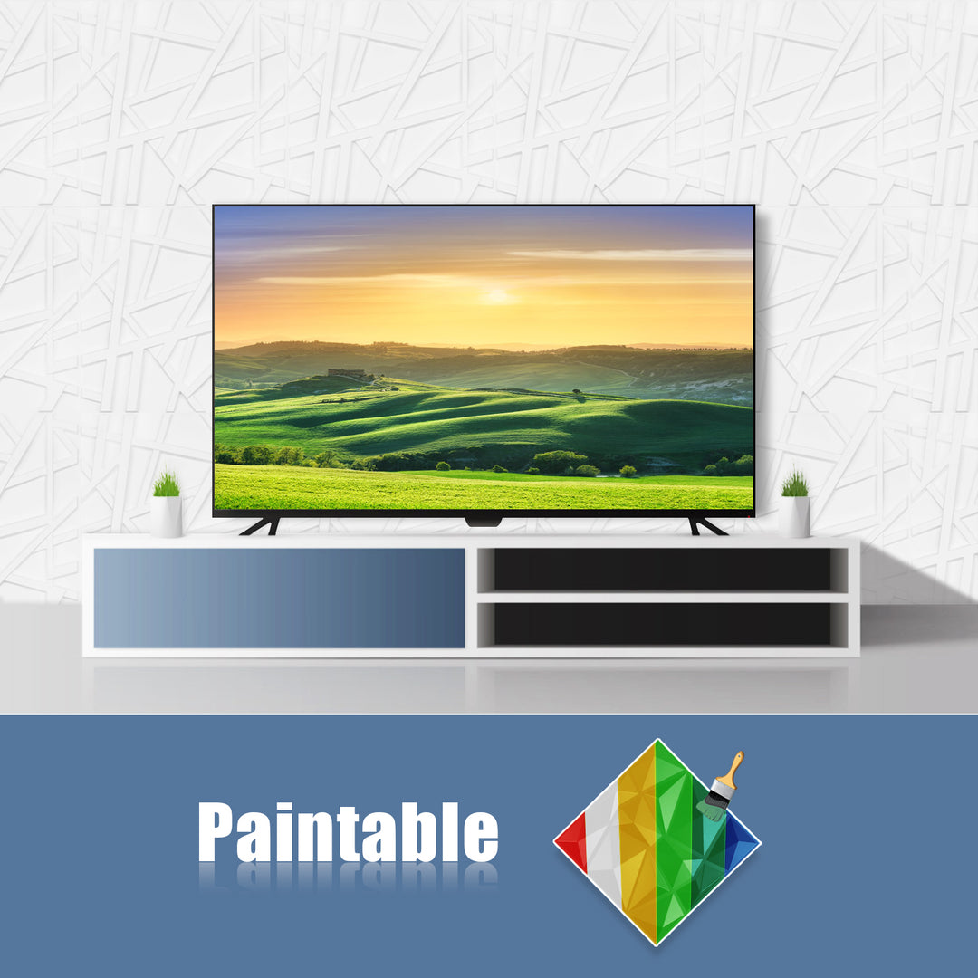 wall panel stick on TV background