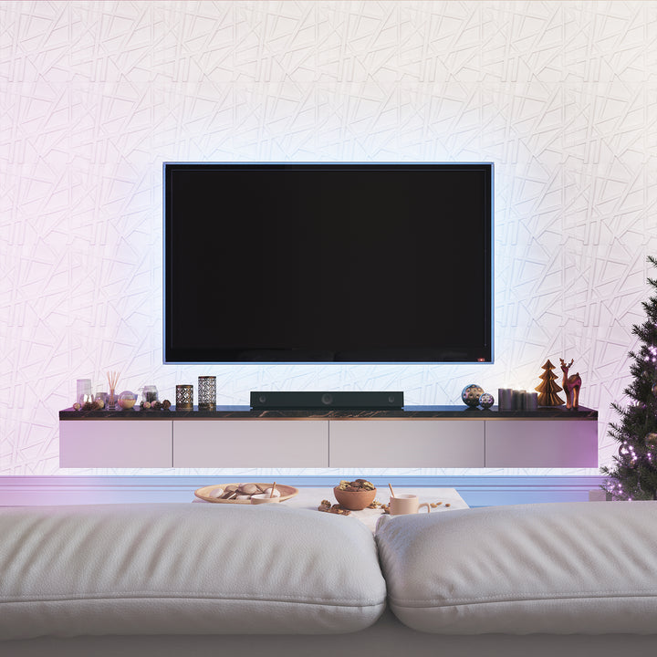 3d wall panel stick on living room