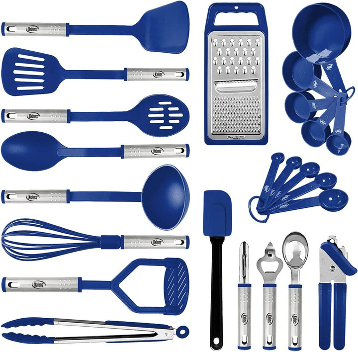 Nylon and Stainless Steel Kitchen Utensil Set 24 Pcs